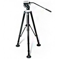 Quickset 4-74429-FB Samson Tripod, Short ,Light weight 3 Section Leg, Foot Pad 4"